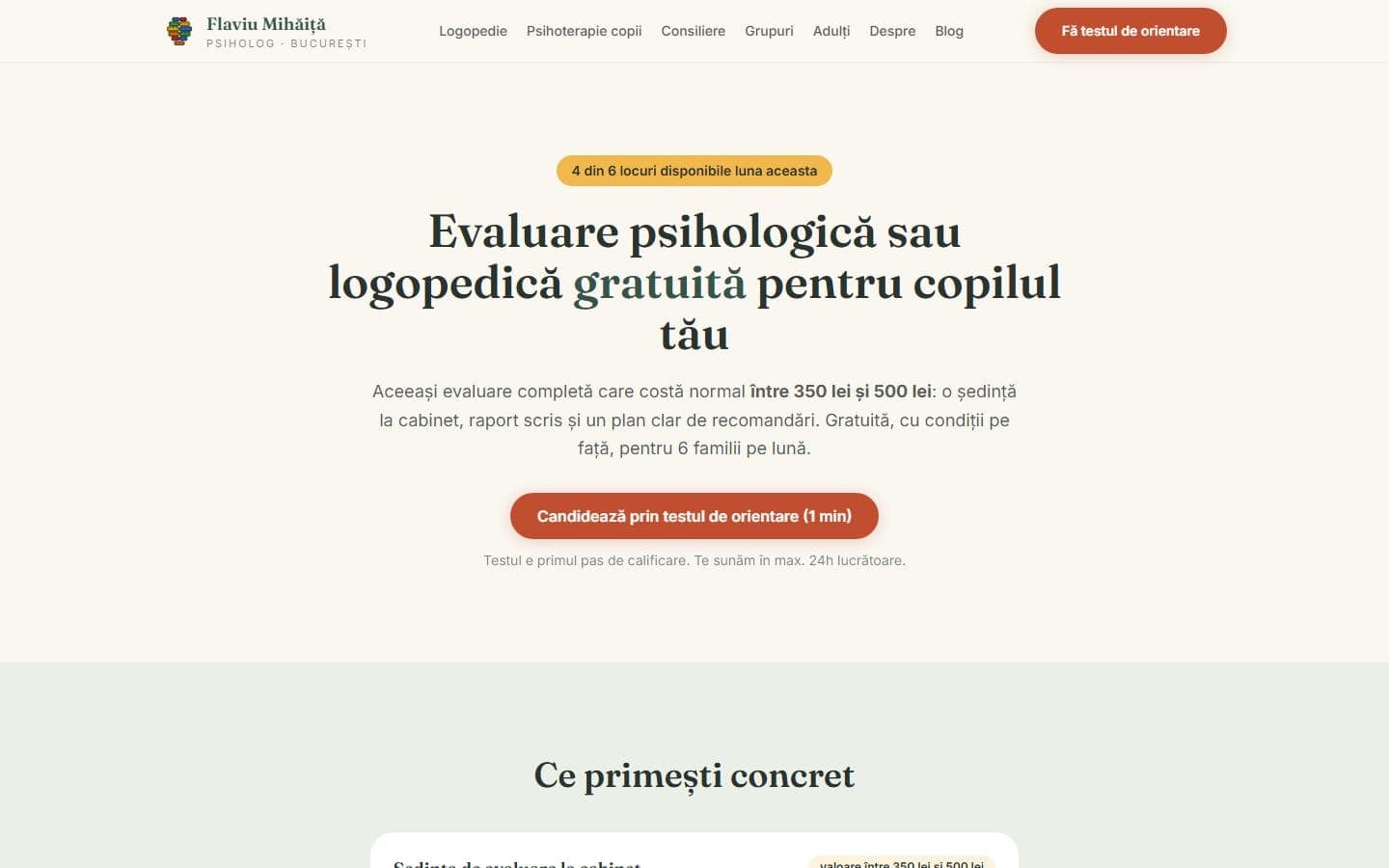 Evaluarea gratuită