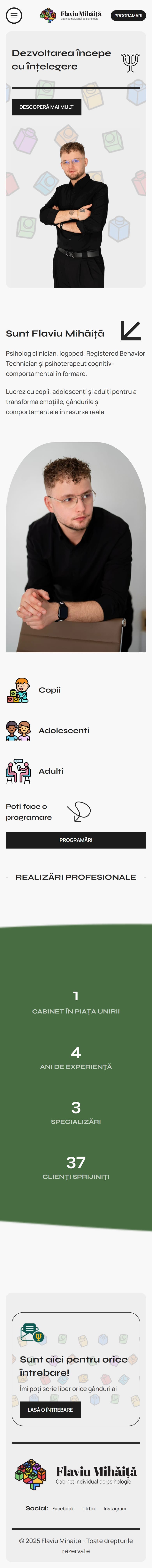 Psiholog Flaviu Mihăiță, old website