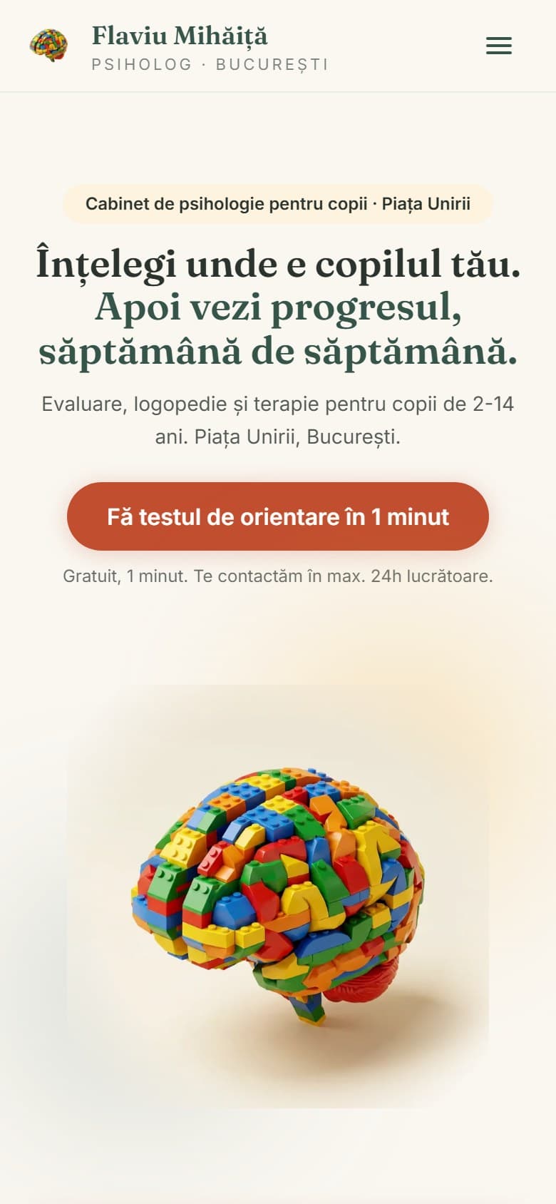 Psiholog Flaviu Mihăiță, new website